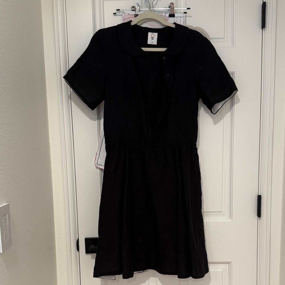 Son de flor mini classic dress in black, size M